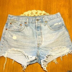 Levi’s 501 Original High Rise Jean Shorts